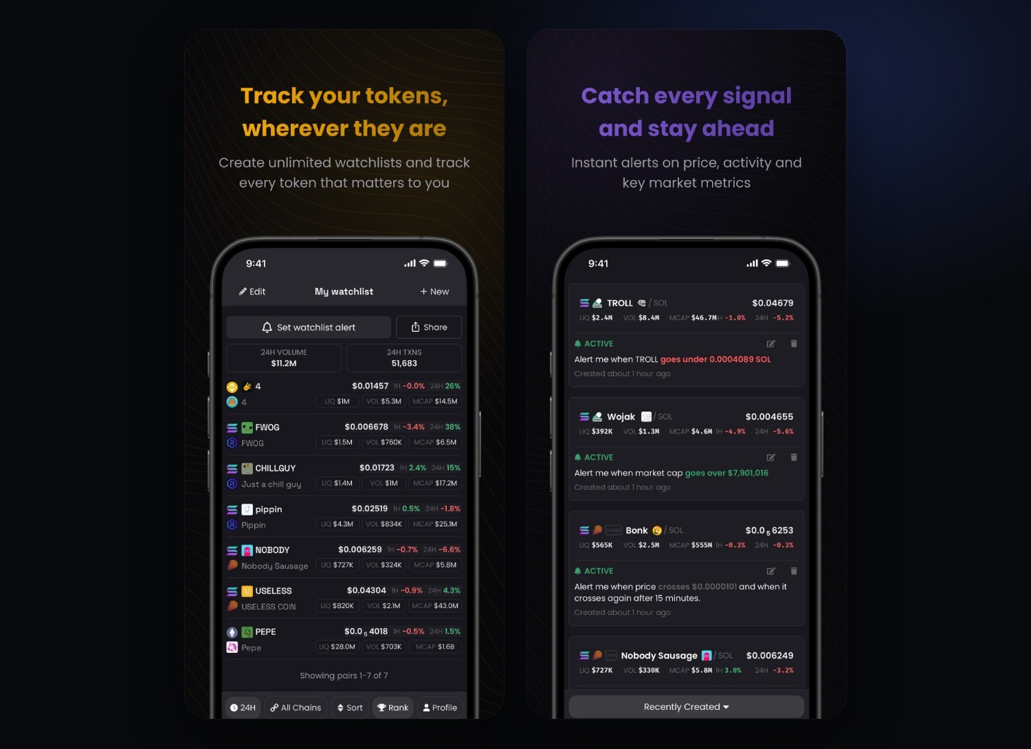 DEX Screener — экран 2