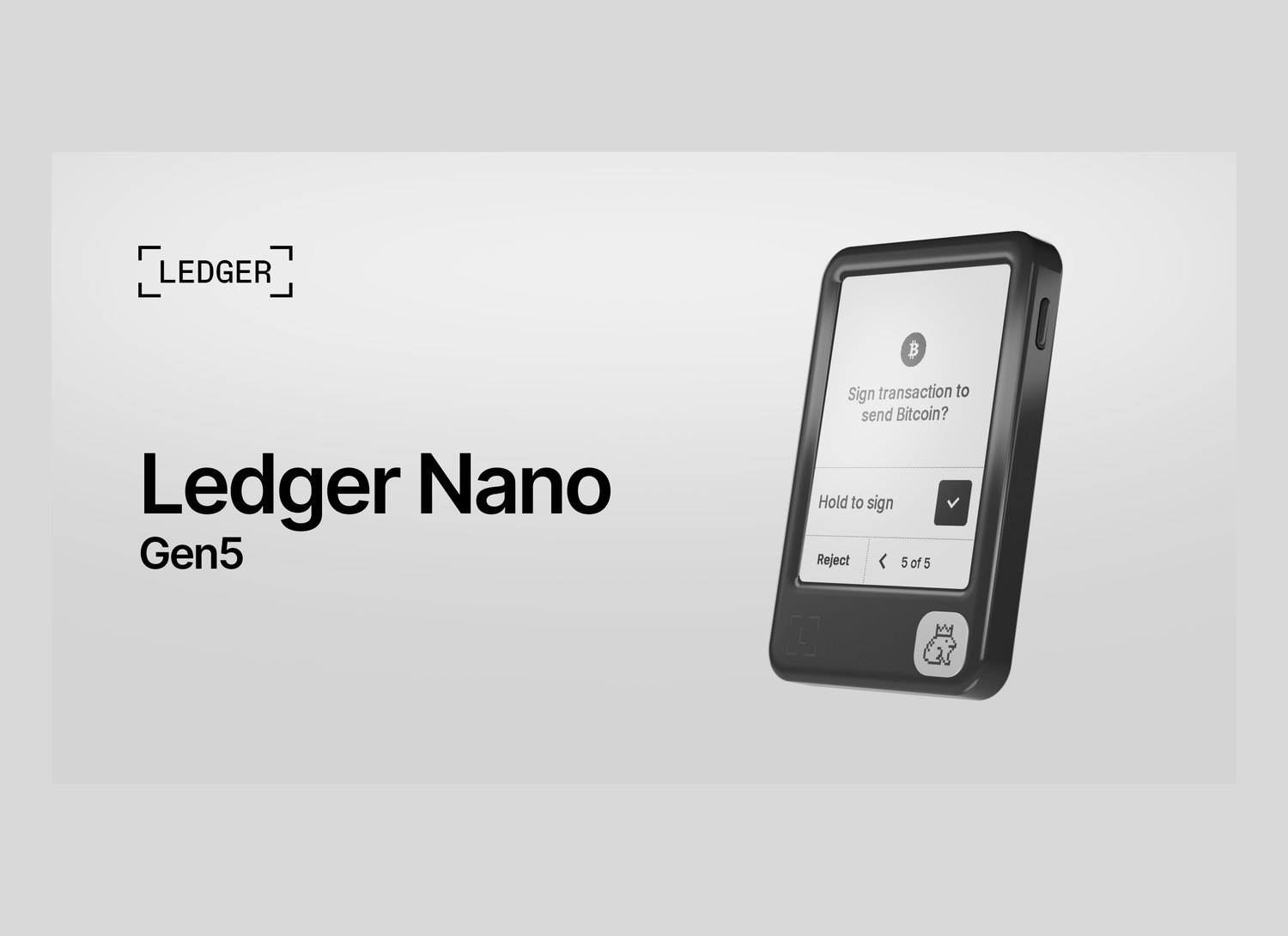Ledger — экран 1