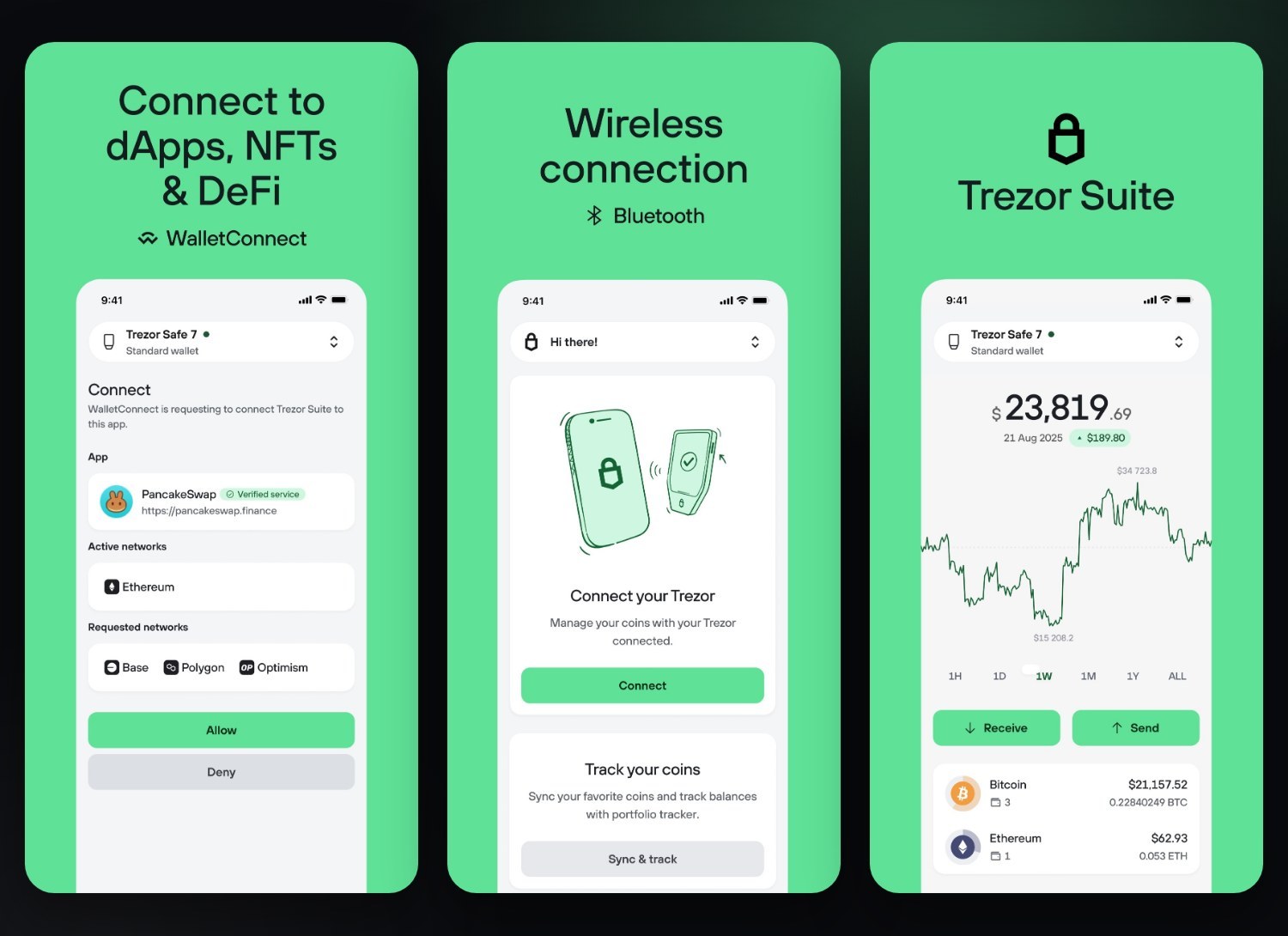 Trezor — экран 1